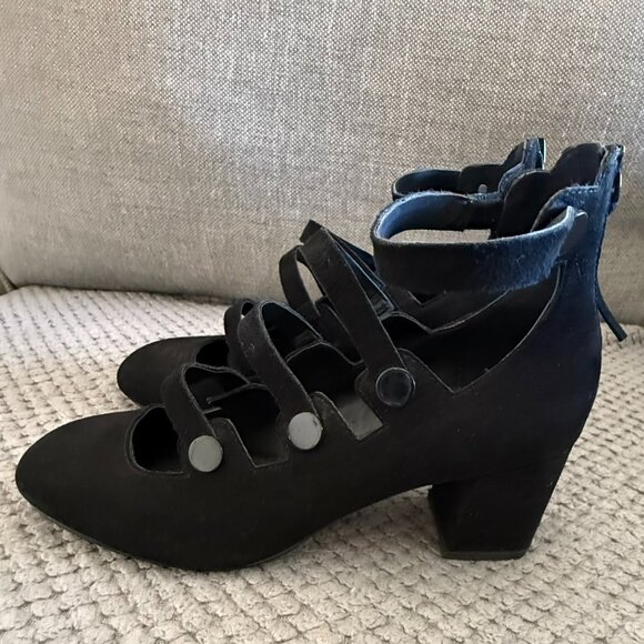 Rebecca Minkoff Women’s Blair Suede Ankle Strap Mary Jane Heels – size 9M - Picture 4 of 12